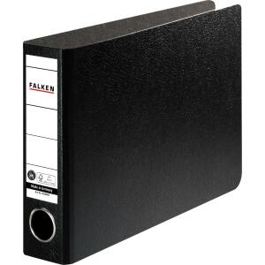 Falken Ordner A5 quer, N50, Hartpappe schwarz