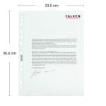 Falken Prospekthüllen, A4, PP, Standard, glasklar,...