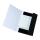 Falken Sammelmappe LongLife, extrastark, ca. 700g/m²-Karton, A3, m. 3 Klappen u. Gummizug, 5er Poly  schwarz