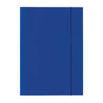 Falken Sammelmappe LongLife, extrastark, ca. 700g/m²-Karton, A3, m. 3 Klappen u. Gummizug, 5er Poly  blau
