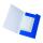 Falken Sammelmappe LongLife, extrastark, ca. 700g/m²-Karton, A3, m. 3 Klappen u. Gummizug, 5er Poly  blau