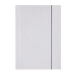 Falken Sammelmappe LongLife, extrastark, ca. 700g/m²-Karton, A3, m. 3 Klappen u. Gummizug, 5er Poly  weiß