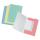 Falken Sammelmappe PastellColor, extrastark, ca. 700g/m²-Karton, A4, m. 3 Klappen u. Gummizug, 4er Poly  farbig sortiert