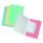Falken Falken Sammelmappe PastellColor, extrastark, ca. 700g/m²-Karton, A3, m. 3 Klappen u. Gummizug, 4er Poly  farbig sortiert