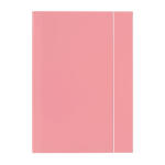 Falken Sammelmappe PastellColor, extrastark, ca. 700g/m²-Karton, A3, m. 3 Klappen u. Gummizug, 5er Poly  Flamingo_Pink