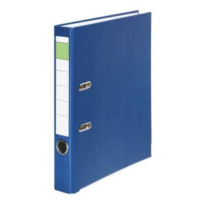 No Name PP-Ordner S50, mit Einsteckschild, grüner Balken blau