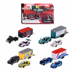 majorette Race Trailer  19cm 4fach sortiert, ab 3 Jahren