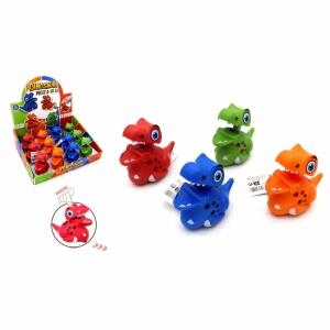 Dino Press & GO  9,5cm sortiert, 4 verschiedene Farben