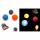 Antistress Ball mit Licht  sortiert, 3 verschiedene Farben