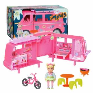 BABY born Minis Campervan  mit vielen Accessoires und Aufklebern, ab 3 Jahren