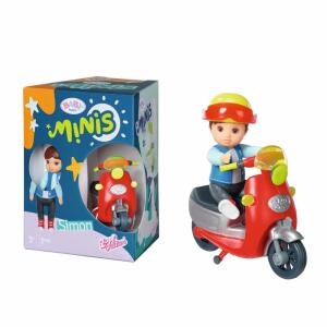 BABY born Minis 7cm  und Scooter, mit Helm, ab 3 Jahren