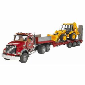 bruder Tieflader MACK  Granite Baggerlader 1:16