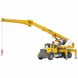 bruder Kran-LKW MACK  Granite Liebherrkran 1:16