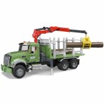 bruder Holztransport-LKW  MACK Granite 1:16, mit...