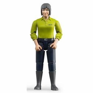 bruder bworld Figur Frau  heller Hauttyp Hose blau
