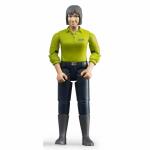 bruder bworld Figur Frau  heller Hauttyp Hose blau