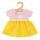 Heless Kleid Bunny Lou  Gr.28-35cm, für Puppen und Plüschtiere, hochwertige Applikation, mit, Klettverschluss für einfaches An- und Ausziehen,, ab 18 Monaten,, Heless