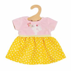 Heless Kleid Bunny Lou  Gr.35-45cm, für Puppen und Plüschtiere, hochwertige Applikation, mit, Klettverschluss für einfaches An- und Ausziehen,, ab 18 Monaten,, Heless