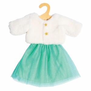Heless Plüschjacke Yuki  mit Tüllrock Gr.35-45cm, für Puppen und Plüschtiere, 2-teilig, mit Klettverschluss, für einfaches An- und Ausziehen, ab 3 Jahren,, Heless