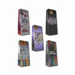 Flaschentasche Glimmer  36x13x8,5cm sortiert, 5...