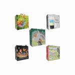 Geschenktasche Glimmer  Box 27x27x13cm sortiert, 5...
