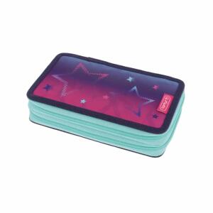 Herlitz Doppeletui 23 teilig Pink Stars