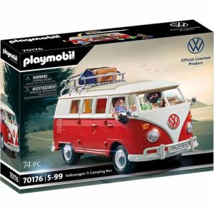 playmobil Volkswagen  T1 Camping Bus, mit Sitzbereich, Miniküche, Liegefläche und viel Stauraum,, ab 5 Jahren