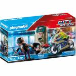 playmobil CITY ACTION  Polizeimotorrad, Verfolgung des...