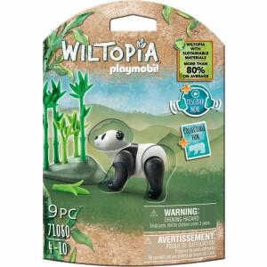 playmobil Wiltopia Panda  mit Zubehör, Tierwissenskarte zum Sammeln und, spannendem Audio-Content, ab 4 Jahren,
