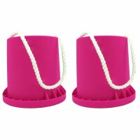 Topfstelzen 12cm pink 2er  auf Polypropylen High Impact...