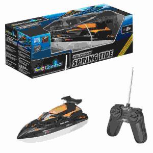 Revell RC Boat SPRING  TIDE 40, MHz-2-Kanal-Fernsteuerung, mit Schutzschaltung,, 5x AA Batterien benötigt und nicht enthalten, ab 8 Jahren