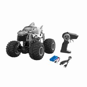 Revell RC Monster Truck  Rolling Thunder 1:16, 2.4 GHz Fernsteuerung, Li-Ion Akku und USB-Ladegerät,, Höchstgeschwindigkeit: 15 km/h, Fahrtzeit: 15min,, 2x AA Batterien benötigt und nicht enthalten, ab 8 Jahren