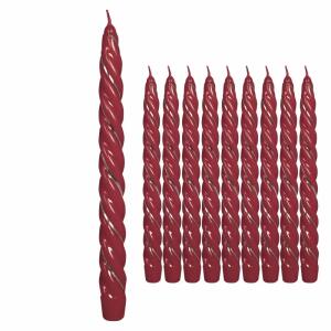 Renaissancekerzen  22x250mm burgund 10er