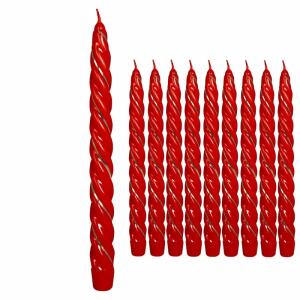 Renaissancekerzen  22x250mm rot 10er