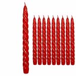 Renaissancekerzen  22x250mm rot 10er