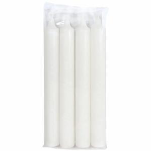 Tafelkerzen 21x195mm  weiss 4er