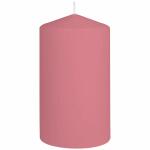 Stumpenkerze 80x150mm  zartrosa
