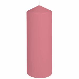 Stumpenkerze 70x200mm  zartrosa