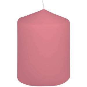 Stumpenkerze 70x100mm  zartrosa