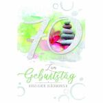 Zahlenkarte  70. Geburtstag