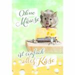 Geldscheinkarte Maus  Karte mit Innendruck