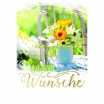 Glückwunschkarte  Blumenstrauß