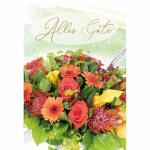 Klappkarte Alles Gute  Blumenstrauß