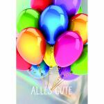 Klappkarte Alles Gute  Ballons