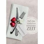Einladungskarten Besteck  5er mit Umschlag