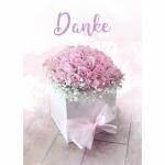 Dankeskarten Blumen  5er mit Umschlag