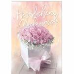 Glückwunschkarte  Rosenbox
