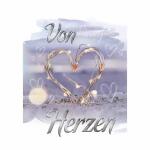 Glückwunschkarte Lichter  Herz