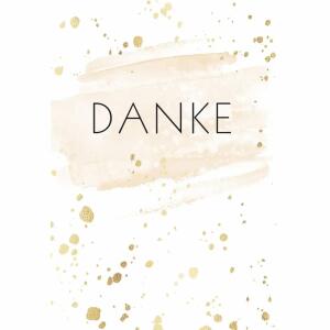 Dankeskarte Hintergrund  mit Punkten
