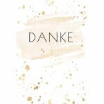 Dankeskarte Hintergrund  mit Punkten